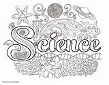 Coloring Chemistry Pages Science Getcolorings Printable sketch template