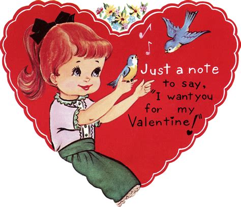 retro valentine heart image girl  bluebirds  graphics fairy