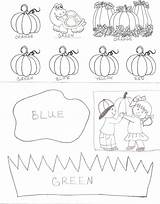 Green Blue Red Preschool Coloring sketch template