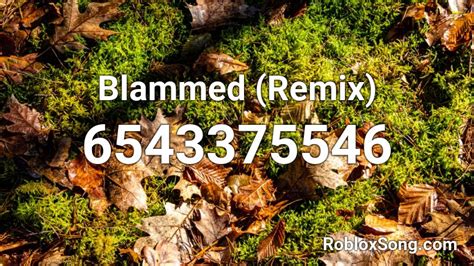 blammed remix roblox id roblox  codes