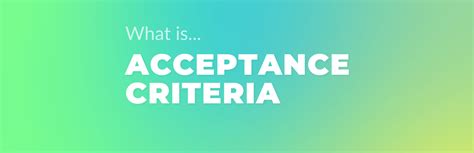 acceptance criteria examples ppm glossary jexo