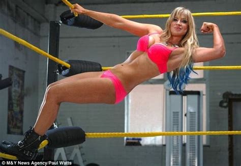 female wrestler aims to crush her beauty queen rivals to