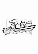 Lancha Speedboot Barca Schnellboot Malvorlage Kleurplaat Schoolplaten Educima Kleurplaten Herunterladen sketch template
