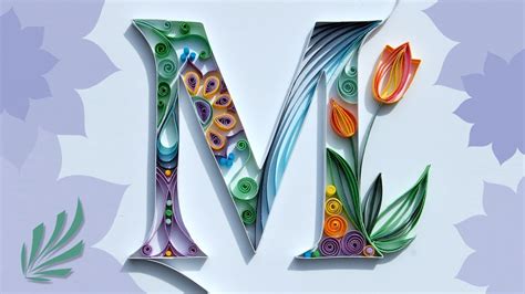 quilling   quill  letter  youtube