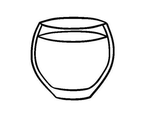 glass  water coloring page coloringcrewcom