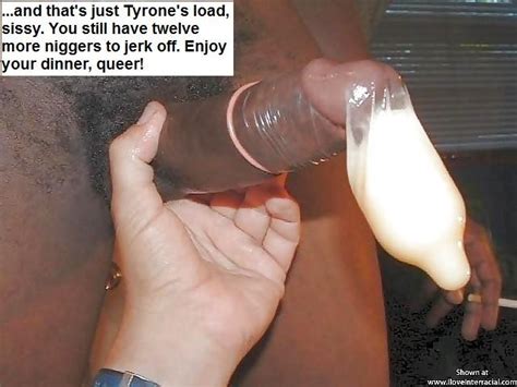 interracial sissy captions