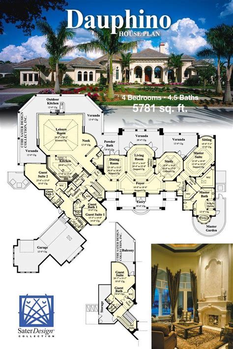 pin  luxury home plans  sater design collection