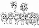 Chibi Coloring Pages Girl Cute Kpop Bts Exo Snsd Sketch Days Deviantart Version Girls Drawing Group Drawings Print Groups Wallpaper sketch template