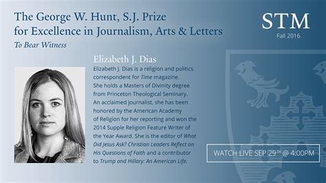 watch live the 2016 hunt prize lecture america magazine