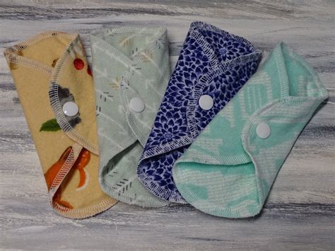 cloth pads  inches long  layers  pad reusable etsy