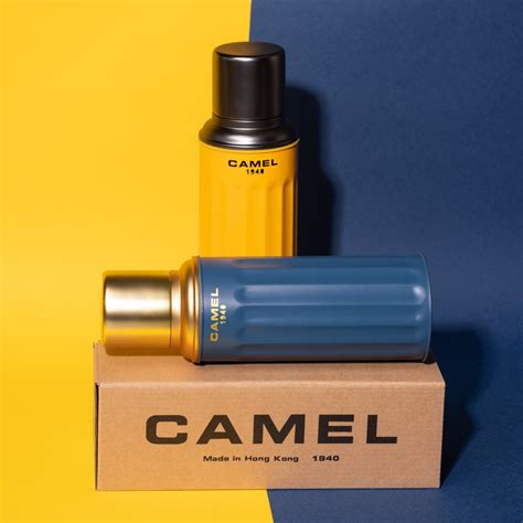 camel 112 glass vacuum flasks 450ml signature winter collection 112ce