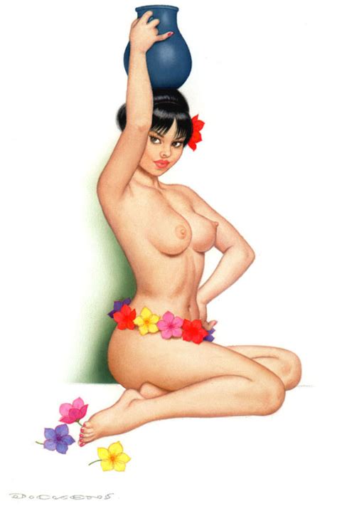 archie dickens vintage pin up art pin up girls
