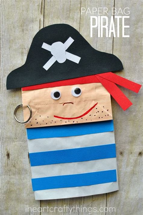 paper bag pirate craft  kids pirate crafts pirate crafts kids
