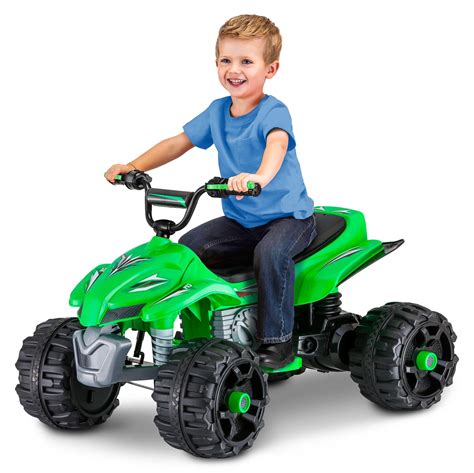 sport atv  volt ride  toy  kid trax ages  green walmartcom walmartcom