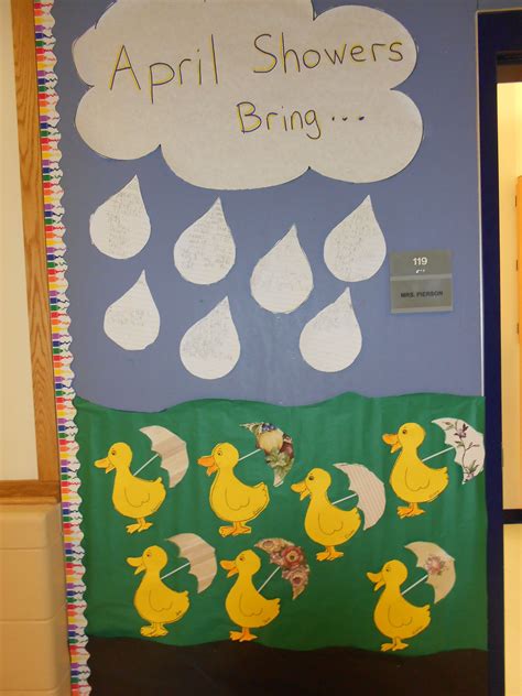 april showers bring  flowers kindergarten craft spring ideas
