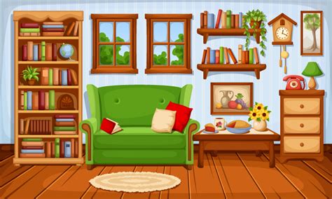 popular  living room cartoon