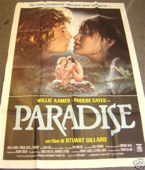 Paradise French Poster Willie Aames Phoebe Cates Sexy