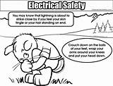 Safety Coloring Electrical Colouring Resolution Pages Medium sketch template