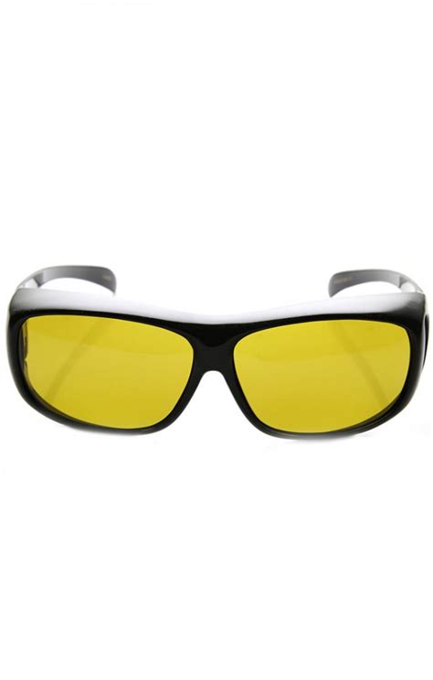 Night Driving Polarized Yellow Lens Full Protection Fit
