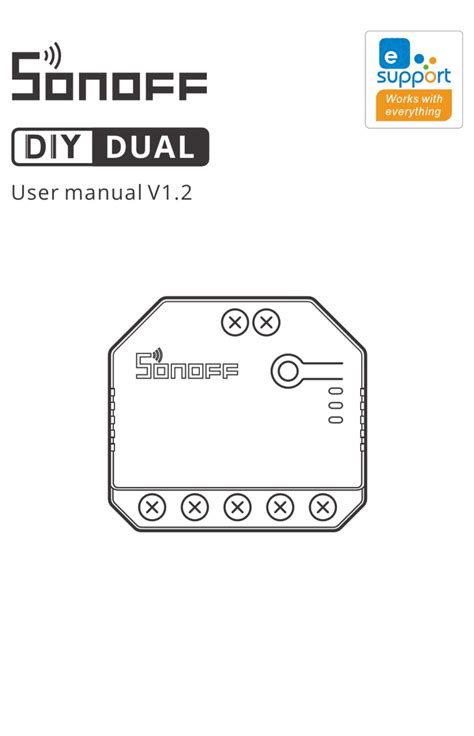 sonoff dual  user manual   manualslib