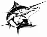 Marlin Sea Swordfish Billfish Webstockreview Cnc Amee sketch template