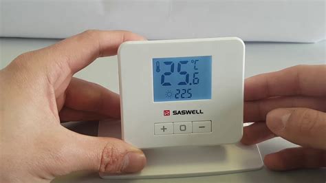 thermostat saswell saswhb  rf youtube