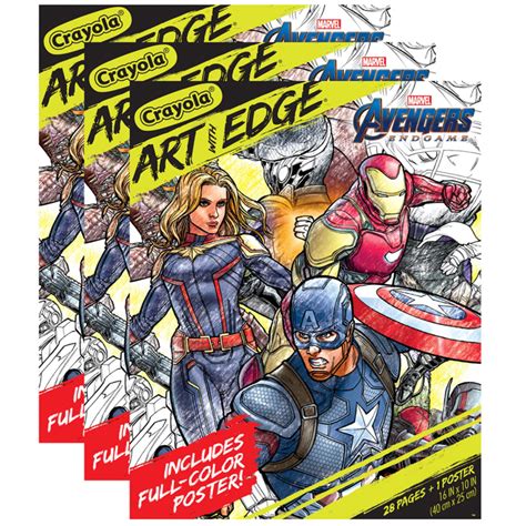 crayola art  edge marvel avengers infinity wars coloring pages