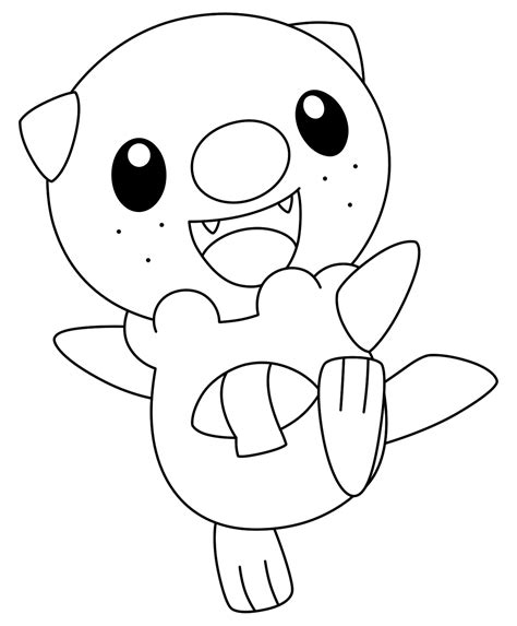 oshawott coloring pages  print coloring pages