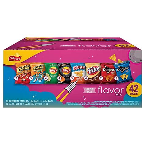 frito lay variety pack flavor mix  count carrs