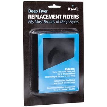 rival rf deep fryer replacement filters amazonca home kitchen