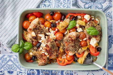griekse ovenschotel met kip alles   ovenschaal  food blog recept kip ovenschotel