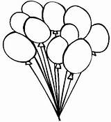 Ballon Ausmalbilder Ausmalen Luftballon Malbuch sketch template