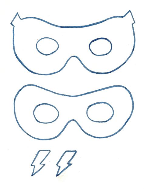 bunch super easy superhero mask