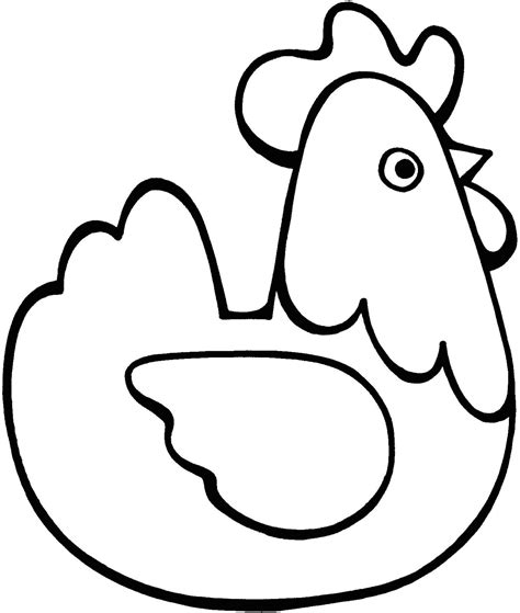 chicken animals page   printable coloring pages