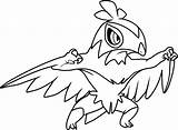 Pokemon Hawlucha Coloring Pages Greninja Dedenne Color Pokémon Printable Print Getcolorings Kids Game Categories Getdrawings Online Coloringpages101 Colo sketch template