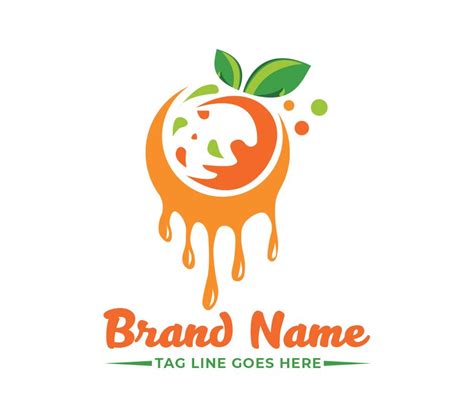 orange logo design template  wpthemesgrid codester