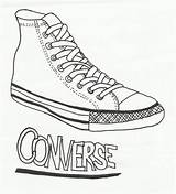 Converse Drawing Vans Shoe Draw Getdrawings Shoes Deviantart Drawings Paintingvalley sketch template