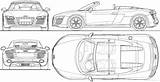 Audi R8 V10 Spyder Blueprint Requests Blueprintbox sketch template