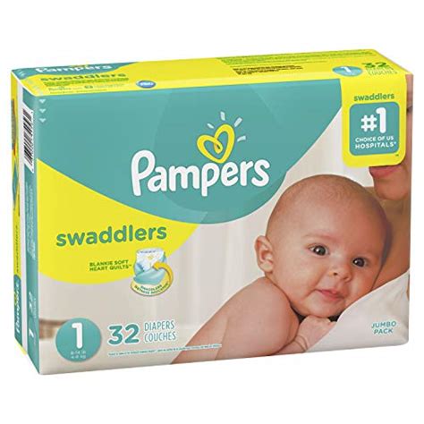 Pampers Swaddlers Newborn Diapers Size 1 32 Count Pricepulse