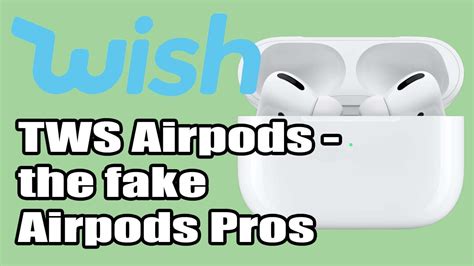 tws airpods pro review  wishcom    fake apple airpods pro