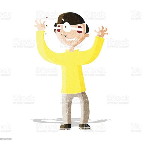 Cartoon Man With Eyes Popping Out Of Head Stock Illustration Download