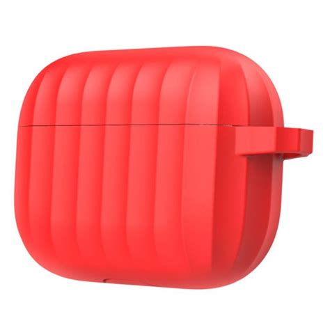 dirose airpods pro durable silicone hoesje rood
