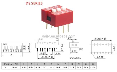 spdt dip switch  pins named ds   dip switch schematic buy dip switch ds dip switch