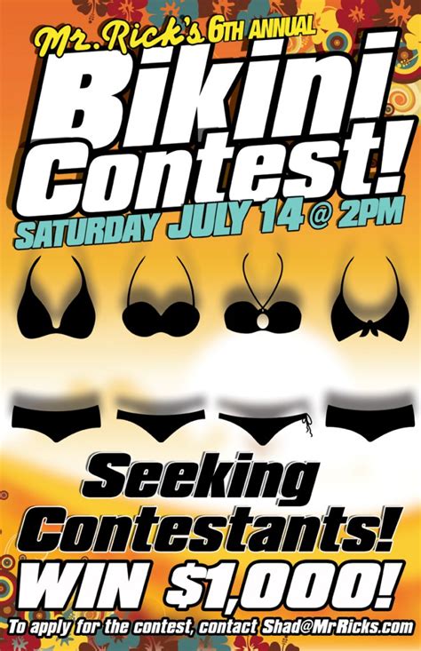 6th Annual Bikini Contest – Mr Ricks