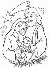 Coloring Presepe Krippenfiguren Disegni Nativity Colorare Malvorlagen Natalizi Kartenkunst Malbuch Claus Natalizia Salvo Evangelico sketch template