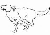 Wolf Coloring Pages Printable Cute Kids sketch template