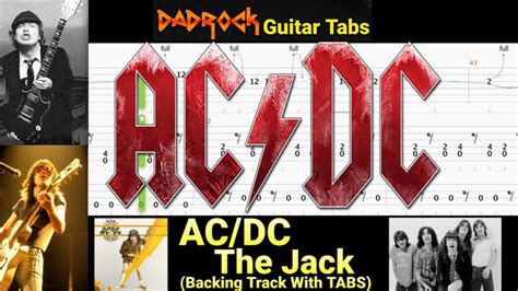 The Jack Ac Dc Guitar Bass Backing Track With Tabs Youtube
