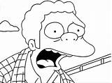 Simpsons Coloring Pages Wecoloringpage Wonder sketch template