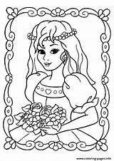 Princess Beautiful Coloring Pages Printable sketch template