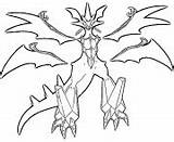 Necrozma Legendaire Sulfura Cosmiques Solgaleo Pokémon Iles Gardien Extraordinaire Jecolorie sketch template